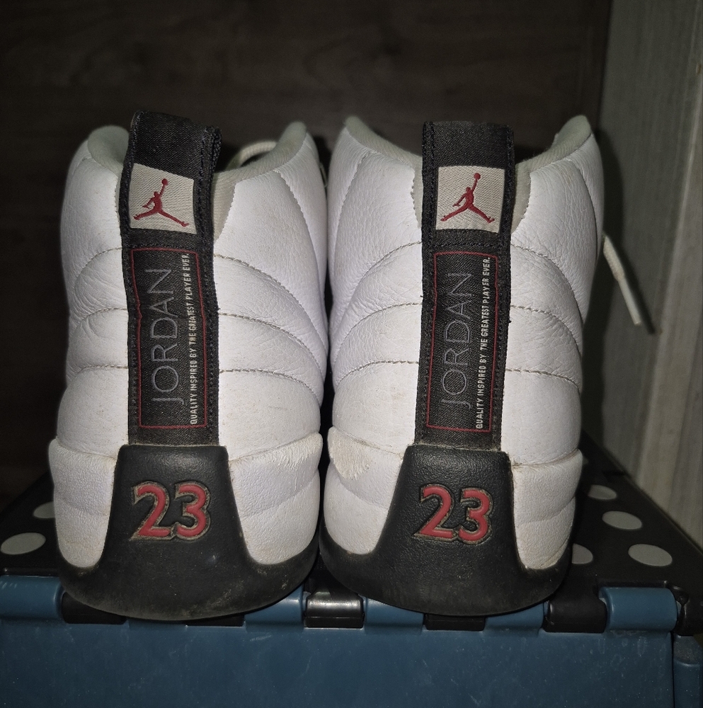 Jordan White and Black Sneakers